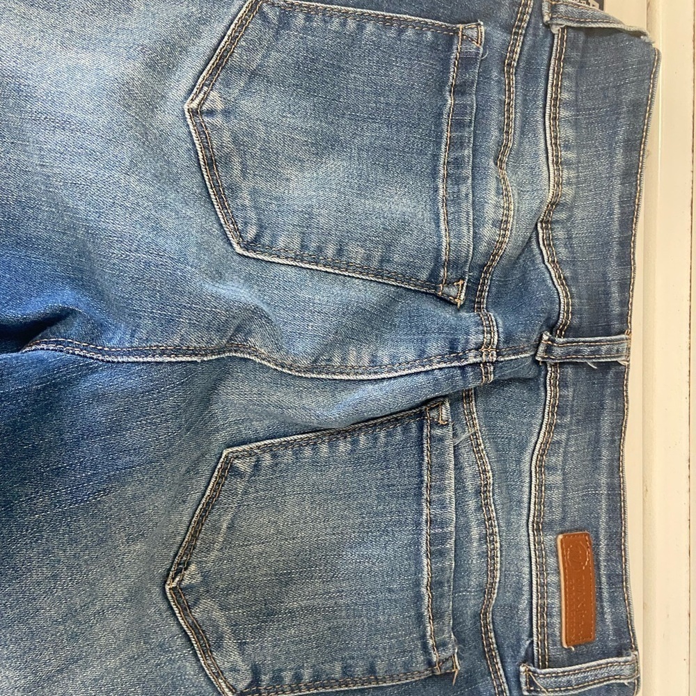 Wax Jeans size 26 Indigo Denim double button $40 - Picture 8 of 10